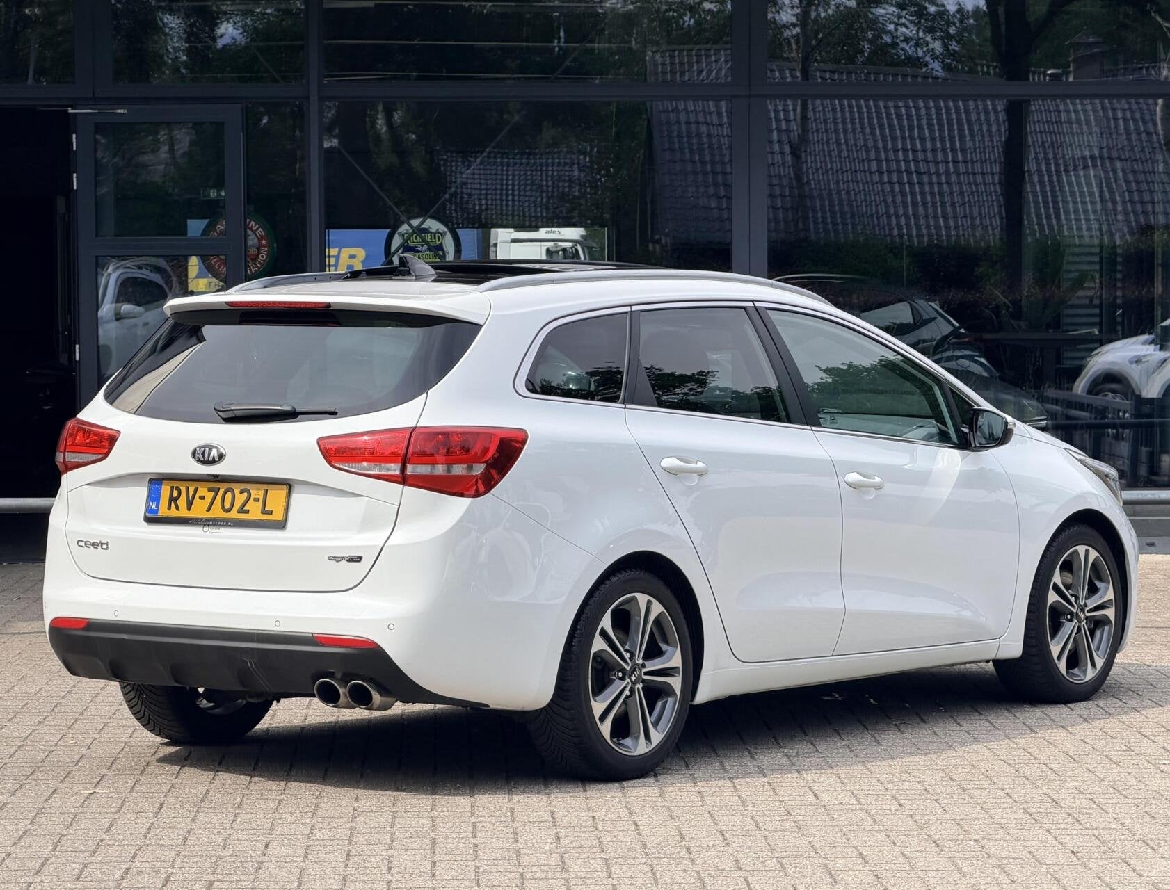 Kia cee'd Sportswagon 1.0 T-GDi GT-Line Summer Edition | Pan, Auto's, Voorwielaandrijving, Stof, Gebruikt, Wit