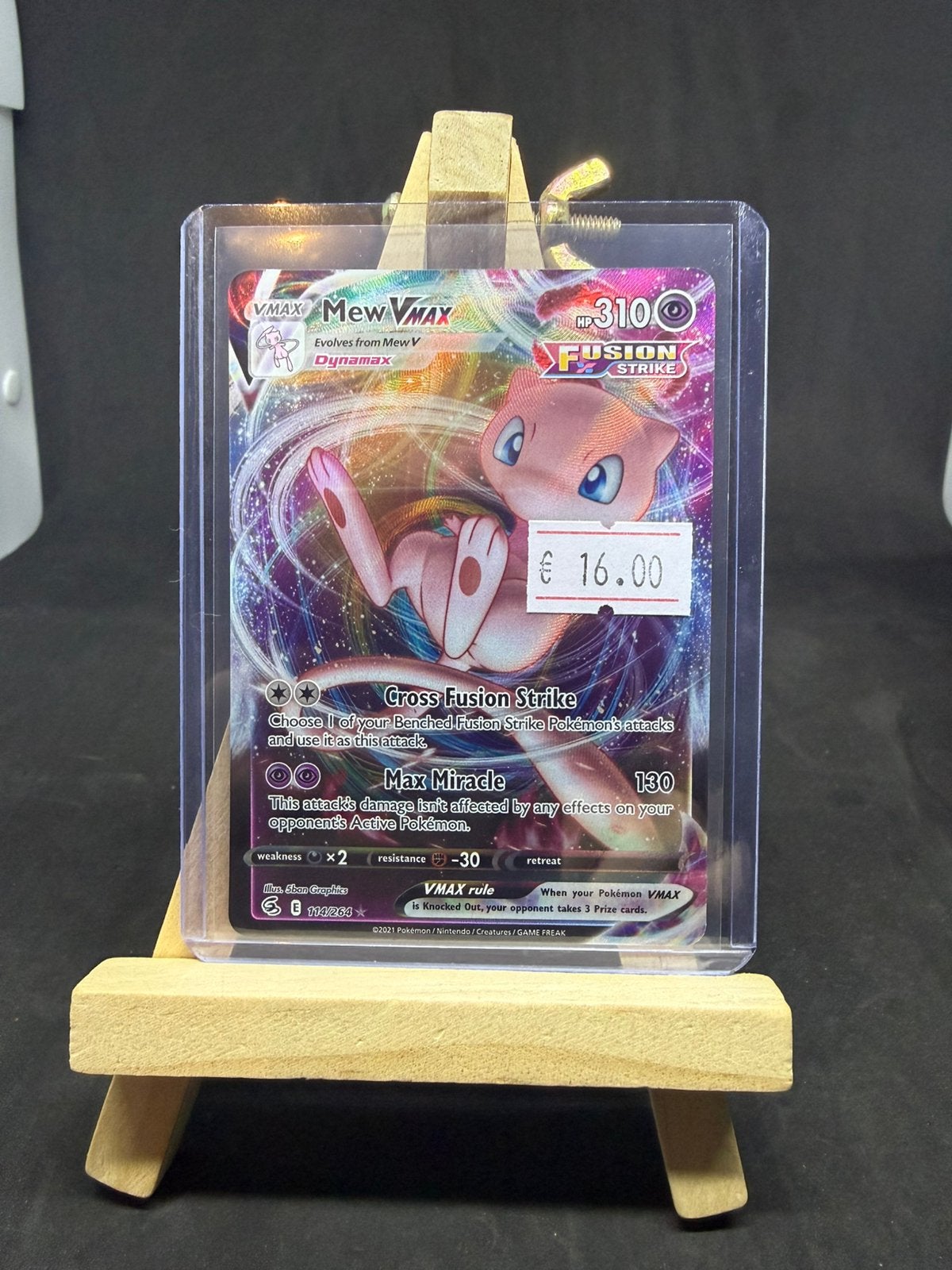 Mew vmax 114/264 nm/nm, Ophalen of Verzenden, Zo goed als nieuw