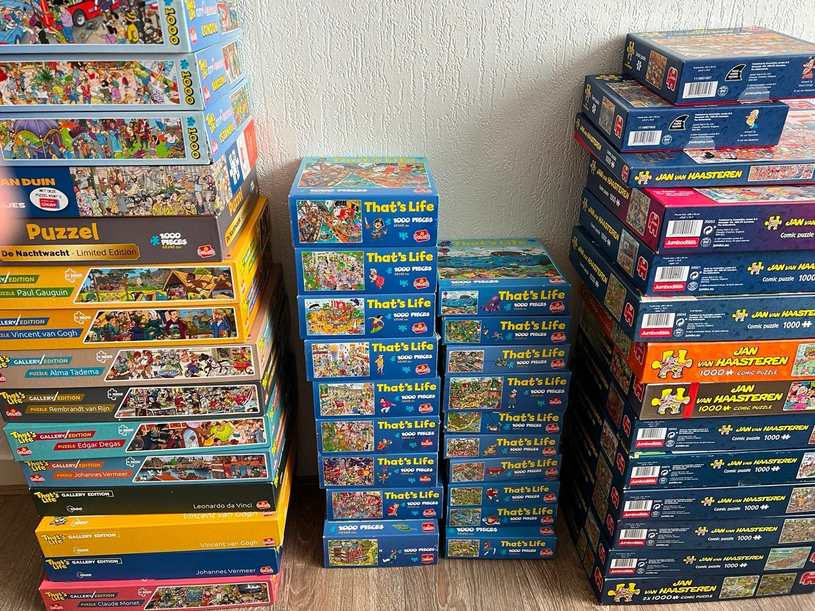 Puzzels te koop, Ophalen, 500 t/m 1500 stukjes, Zo goed als nieuw