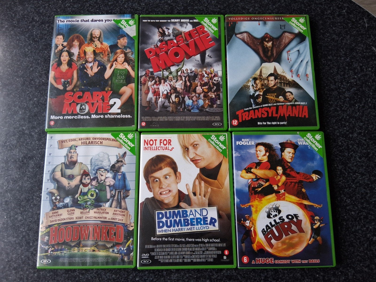 verzameling dvd's, Ophalen