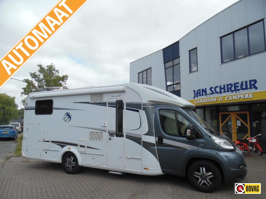 Knaus Sun Ti 700 LEG Luxe en Level Systeem, Caravans en Kamperen, Campers, Automaat, Achteruitrijcamera, Ringverwarming, Fiat