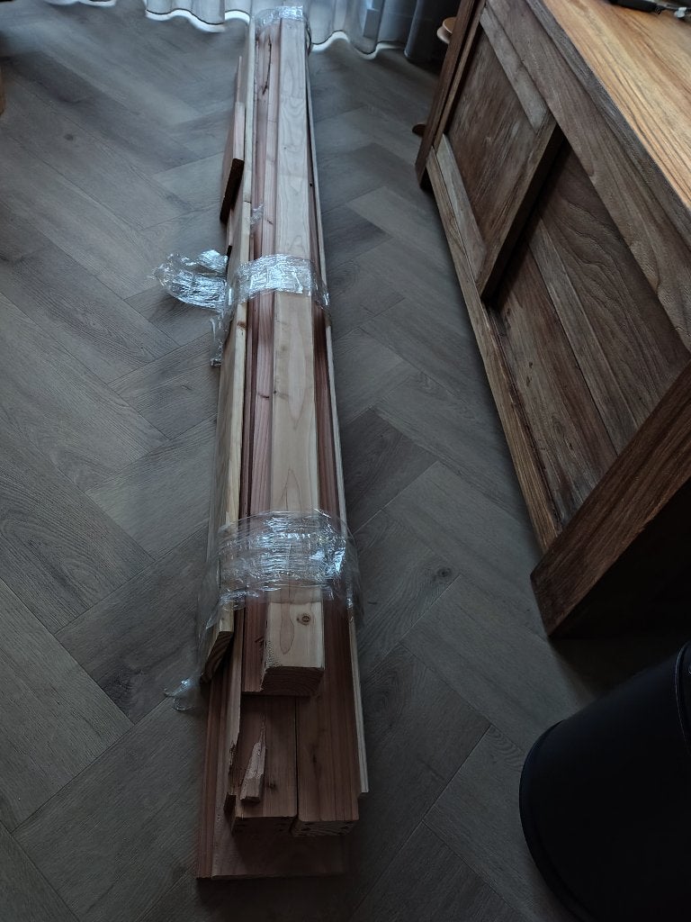 Kozijnset 1900x2086 mm tbv opgeklampte schuifdeur, Doe-het-zelf en Verbouw, Kozijnen en Schuifpuien, Overige typen, Nieuw, Minder dan 75 cm