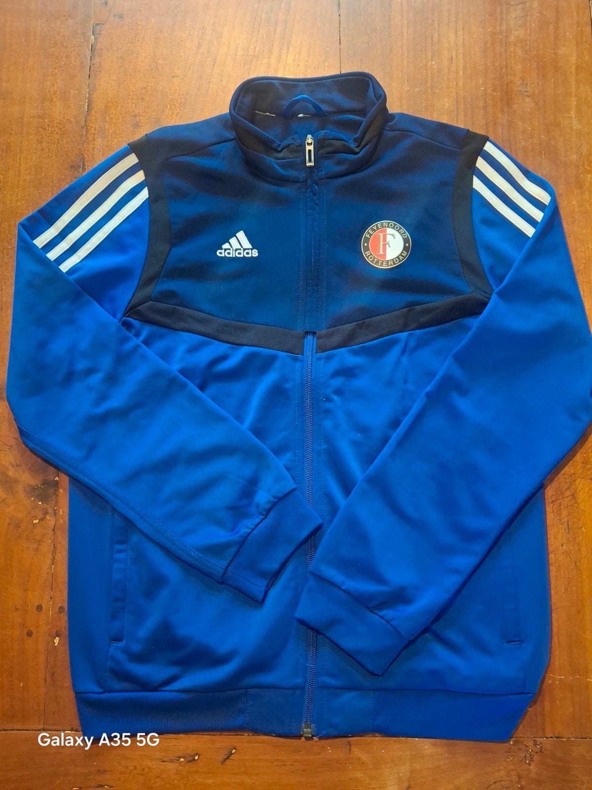 Adidas Feyenoord Trainingsjack - Maat M, Ophalen of Verzenden, Zo goed als nieuw, Adidas, Voetbal