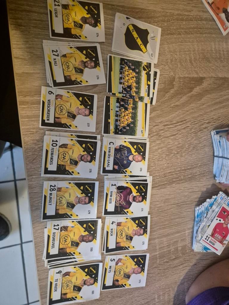 NAC Breda Voetbalplaatjes en Stickers Collectie, Ophalen of Verzenden, Gebruikt, Stickers en Plaatjes
