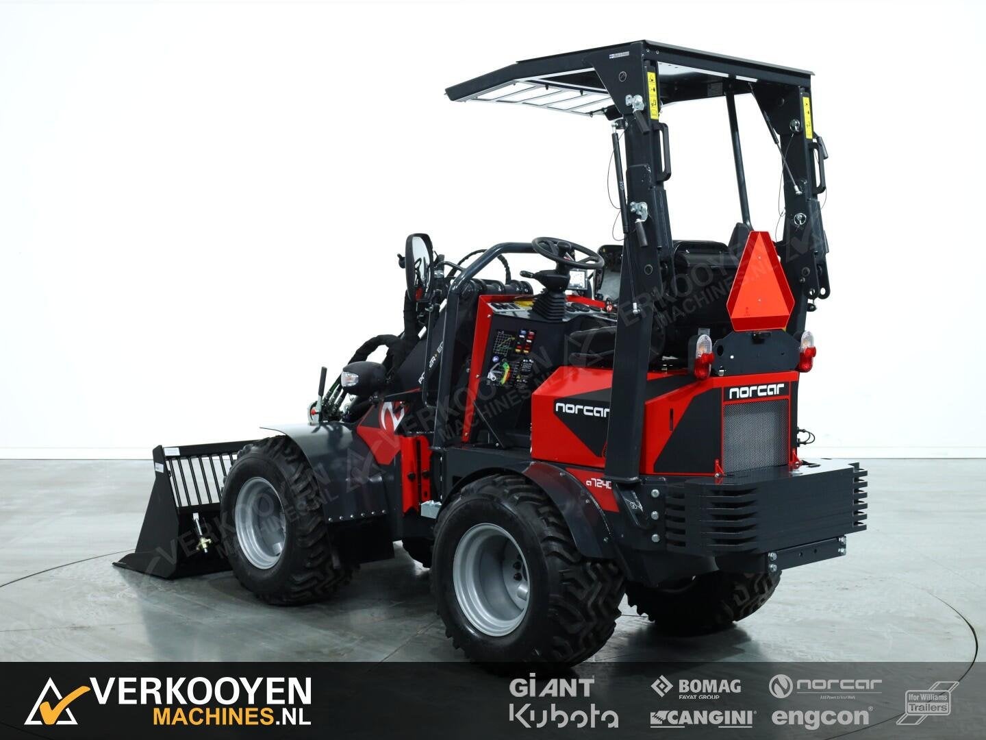 2026 Norcar a7240 Power+ Edition VK10593 Minishovel, Zakelijke goederen, Machines en Bouw | Kranen en Graafmachines, Wiellader of Shovel