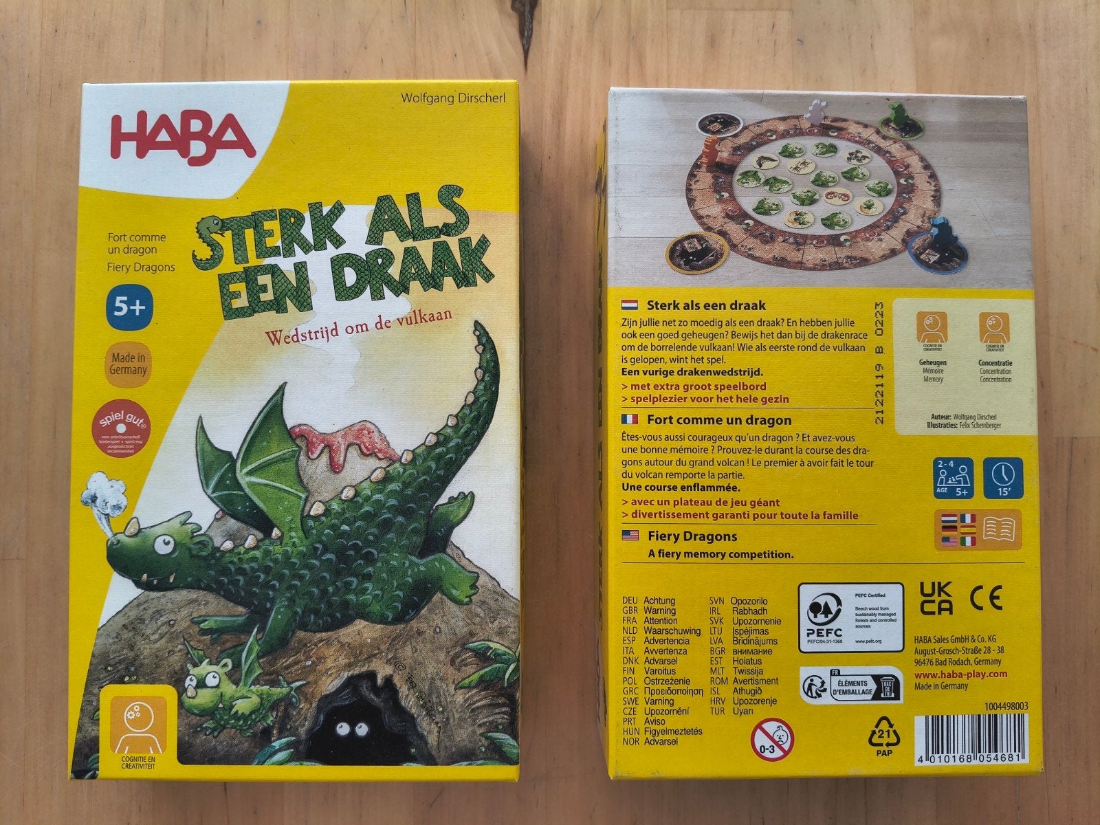 Sterk als een Draak HABA 5+, Ophalen of Verzenden, Zo goed als nieuw, HABA