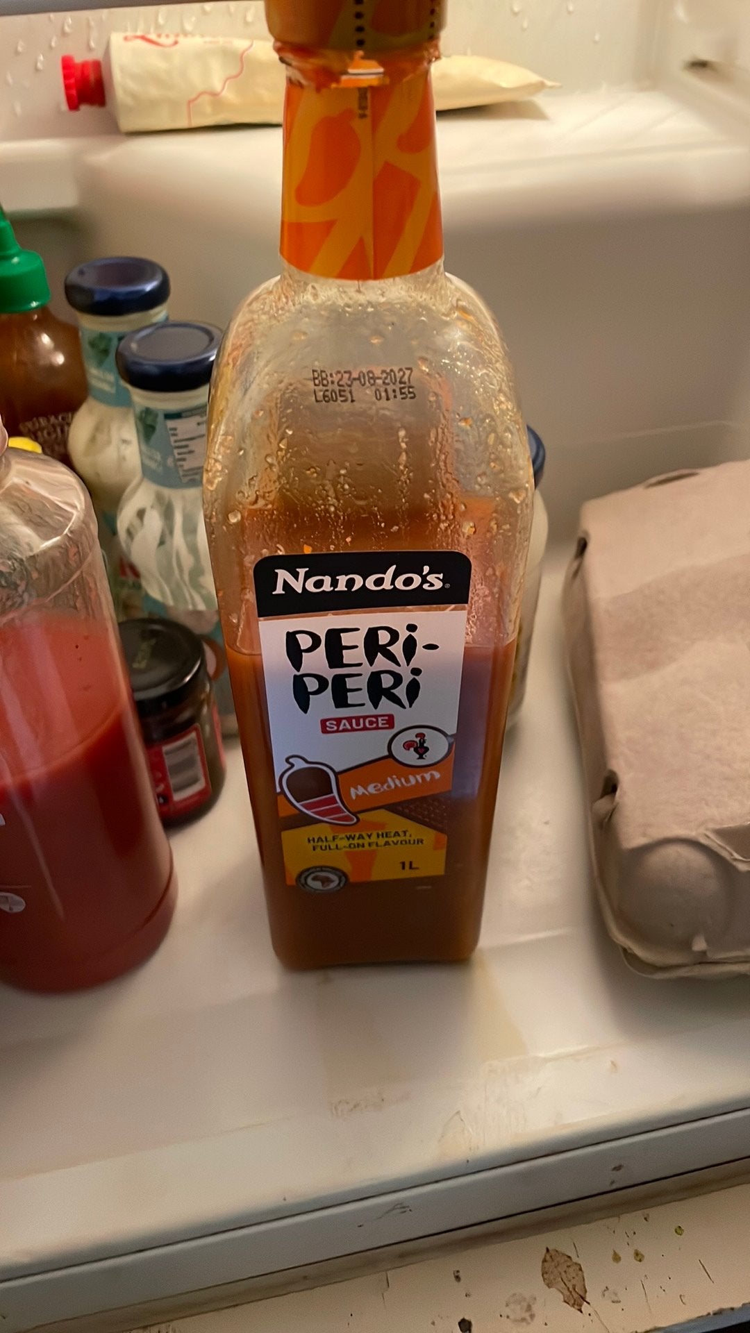 Aangebroken fles nandos peri peri, Ophalen of Verzenden