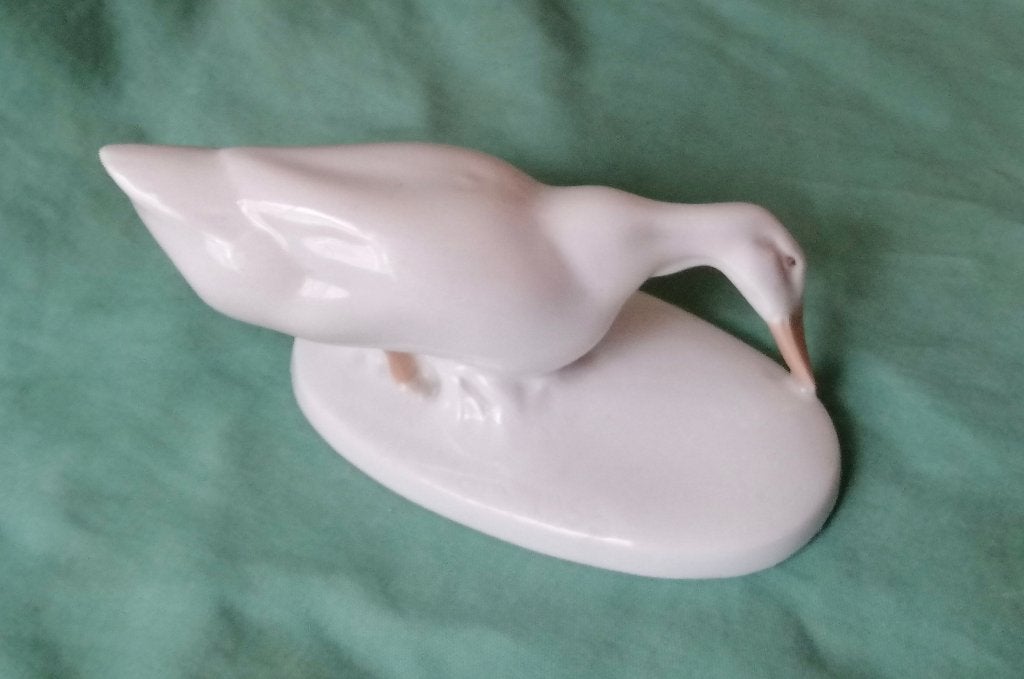 Rosenthal porselein beeldje Witte eend, Antiek en Kunst, Ophalen of Verzenden