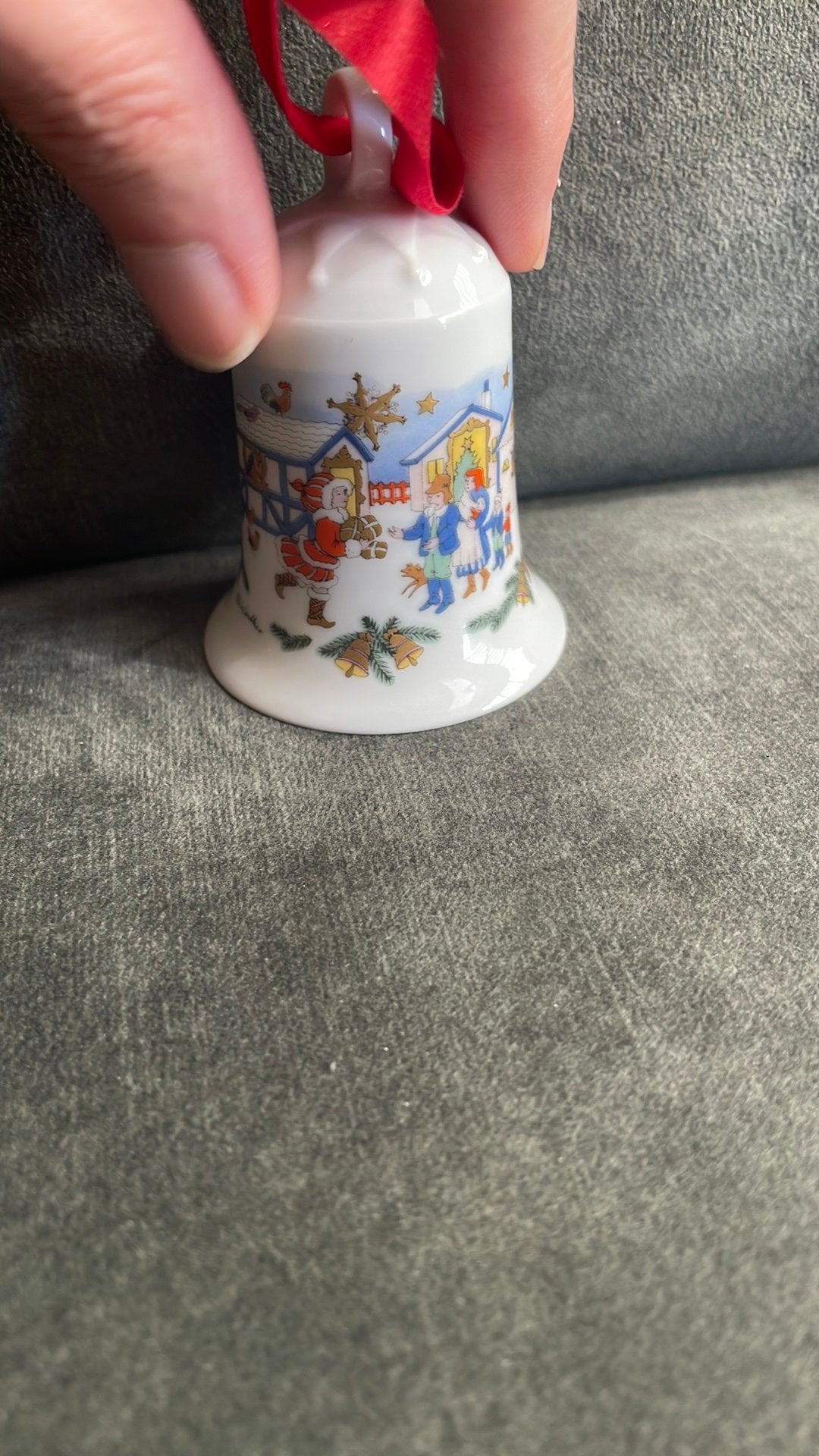 Kerstbelletje van Hutschenreuther, Ophalen of Verzenden, Zo goed als nieuw, Porselein