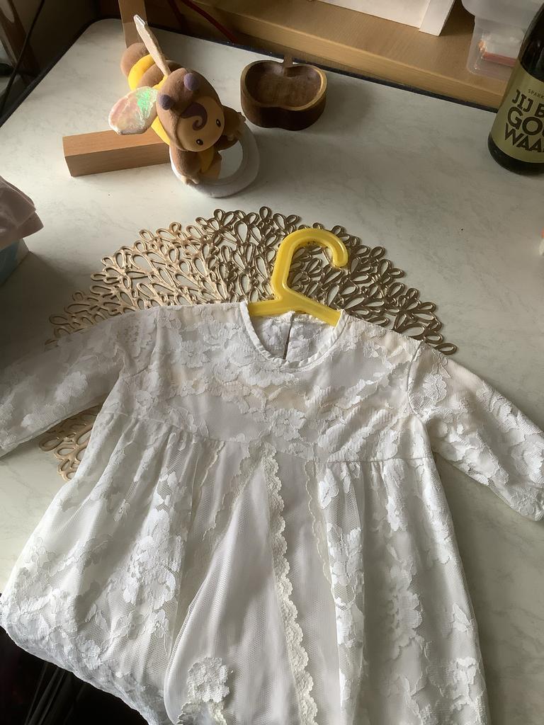 Practig wit doopjurkje tot 1 jaar, Ophalen of Verzenden, Kinderen
