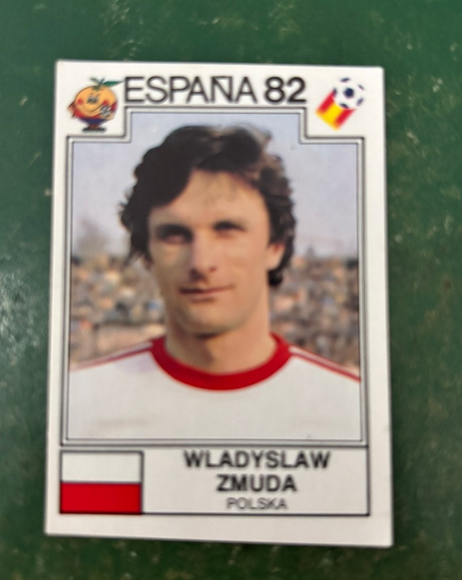 Panini plaatje Wladyslaw Zmuda Polen WK 82, Ophalen of Verzenden