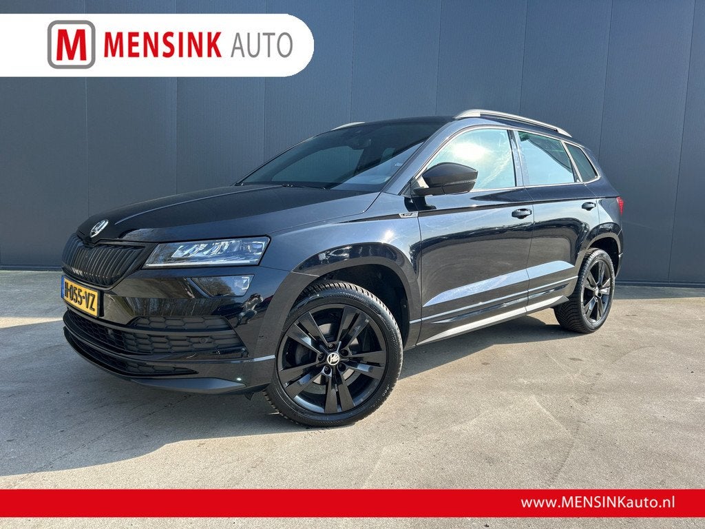 Skoda Karoq 1.5 TSI ACT Sportline 1e EIGENAAR VIRTUAL COCKPI, 4 cilinders, 150 pk, Zwart, Bedrijf