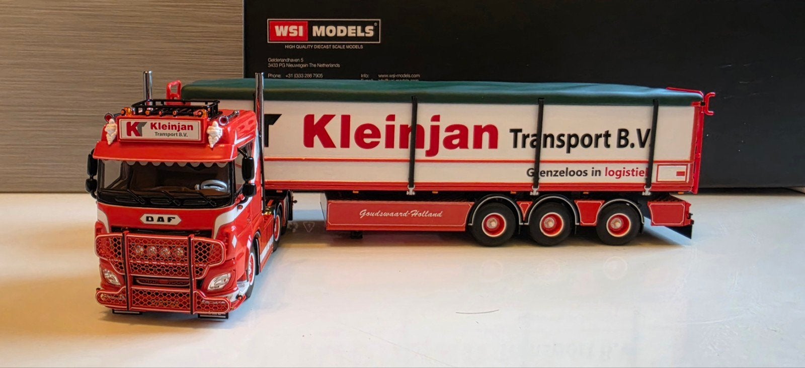 WSI Kleinjan, Hobby en Vrije tijd, Modelauto's | 1:50, Ophalen of Verzenden, Nieuw, Bus of Vrachtwagen, Wsi