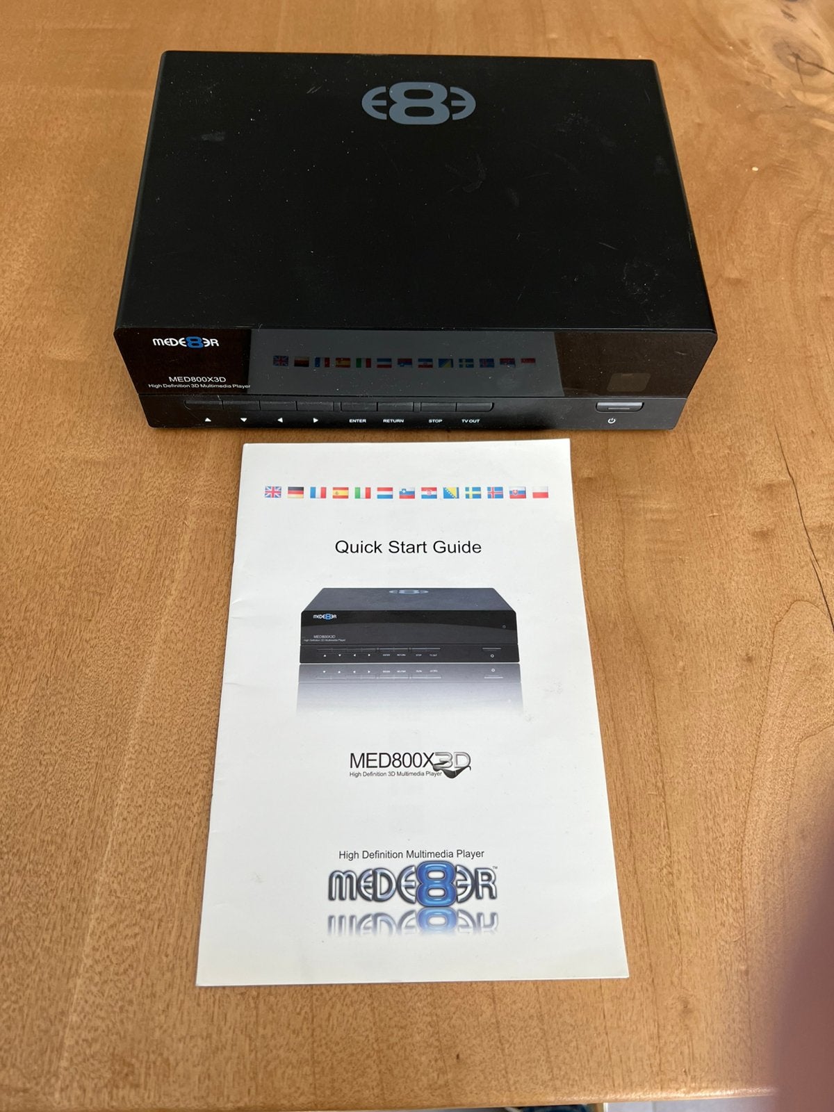 Mediaplayer 2TB. MED800X3D, Ophalen of Verzenden, Zo goed als nieuw, HDMI, 1500 GB of meer