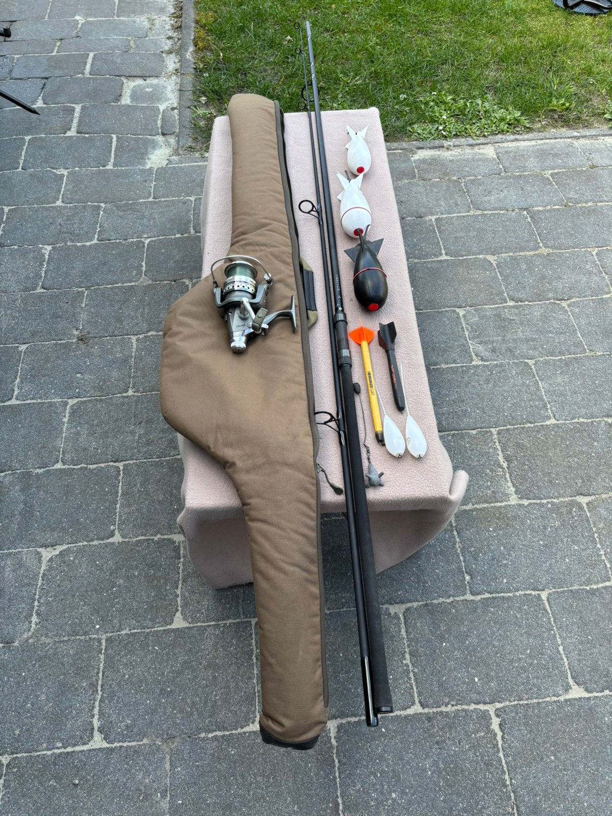 Complete spodhengel / molen daiwa, prologic incl toebehoren, Watersport en Boten, Ophalen, Gebruikt