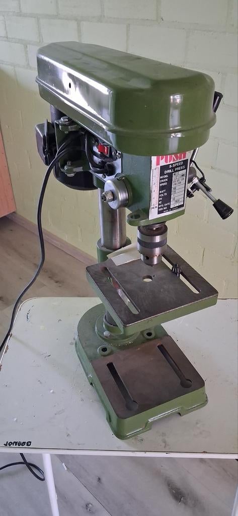Kolomboormachine, Doe-het-zelf en Verbouw, Gereedschap | Boormachines, Ophalen of Verzenden, Gebruikt, Minder dan 400 watt, Kolomboormachine