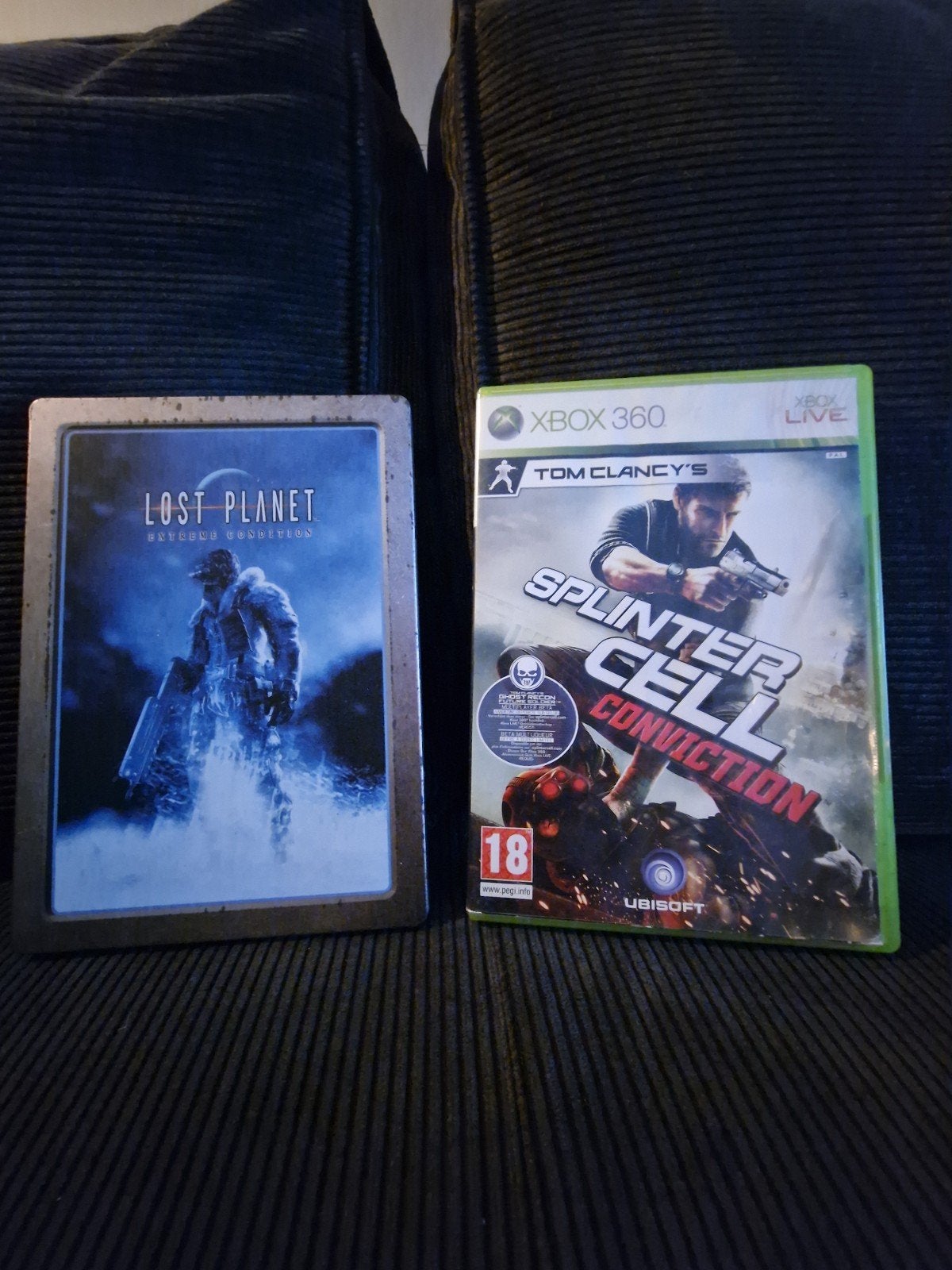 Lost Planet & Splinter Cell Conviction Xbox 360 games, 1 speler, Verzenden, Shooter, Vanaf 18 jaar