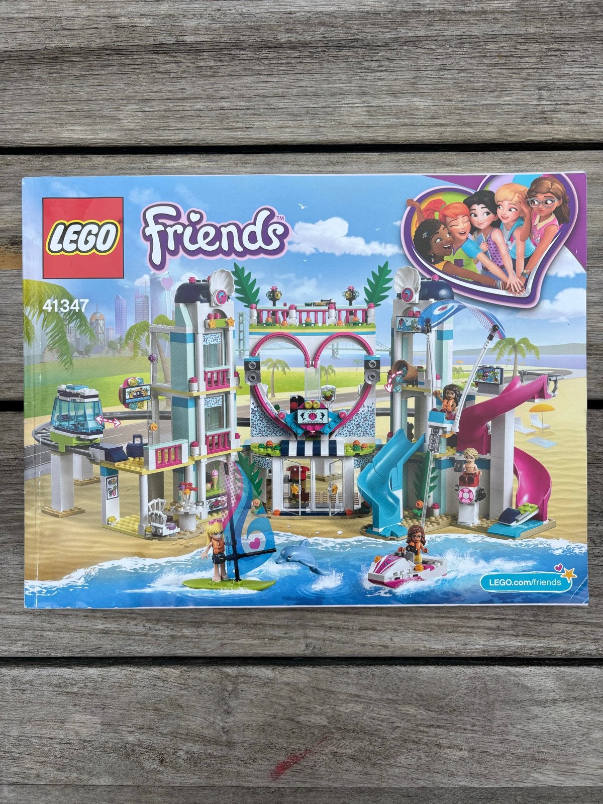 LEGO Friends 41347 Heartlake City Resort - compleet, Kinderen en Baby's, Gebruikt, Lego, Friends, Ophalen of Verzenden