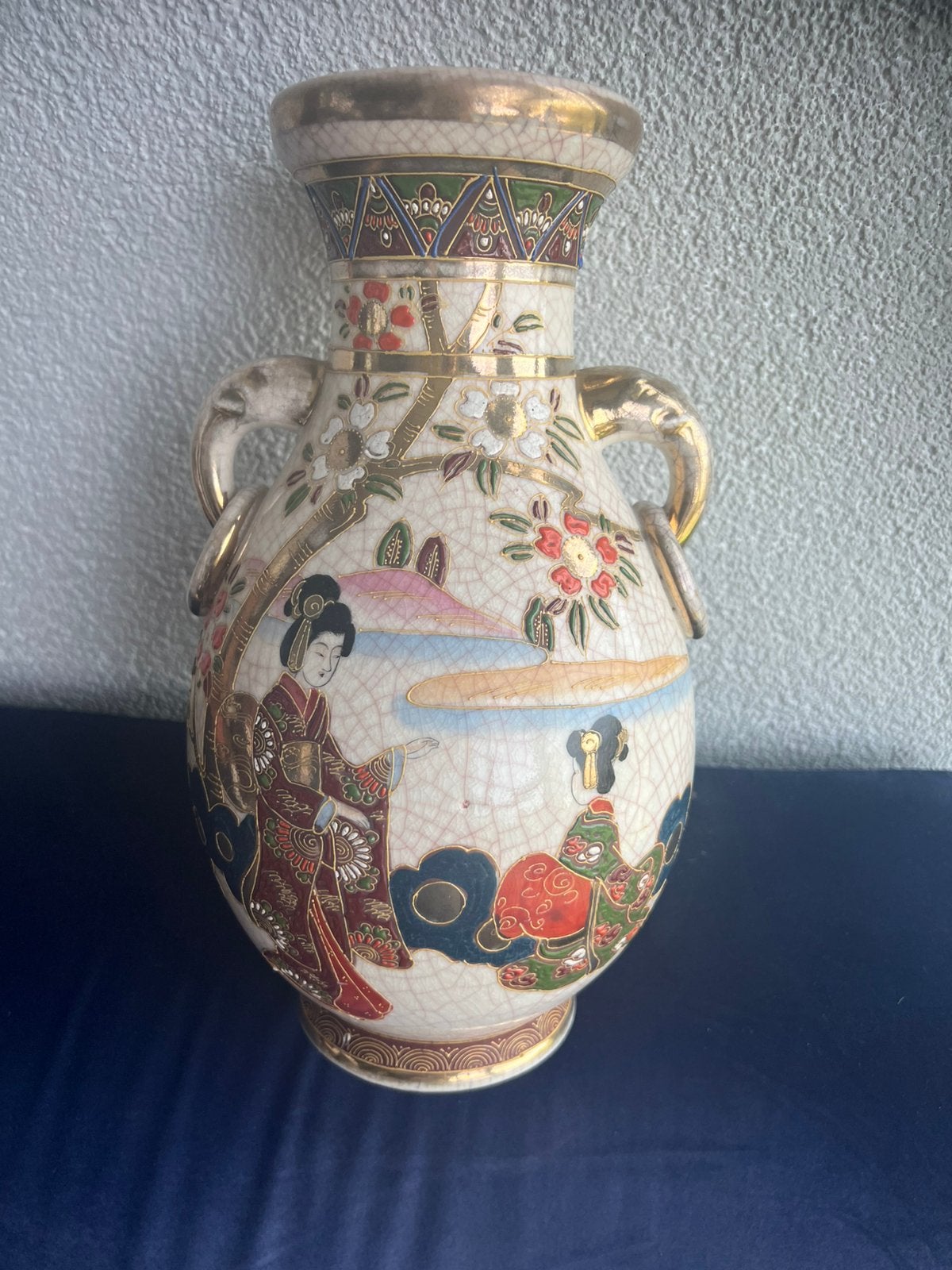 Oude chinese japanse ?vaas 30x20cm, Antiek en Kunst, Ophalen of Verzenden