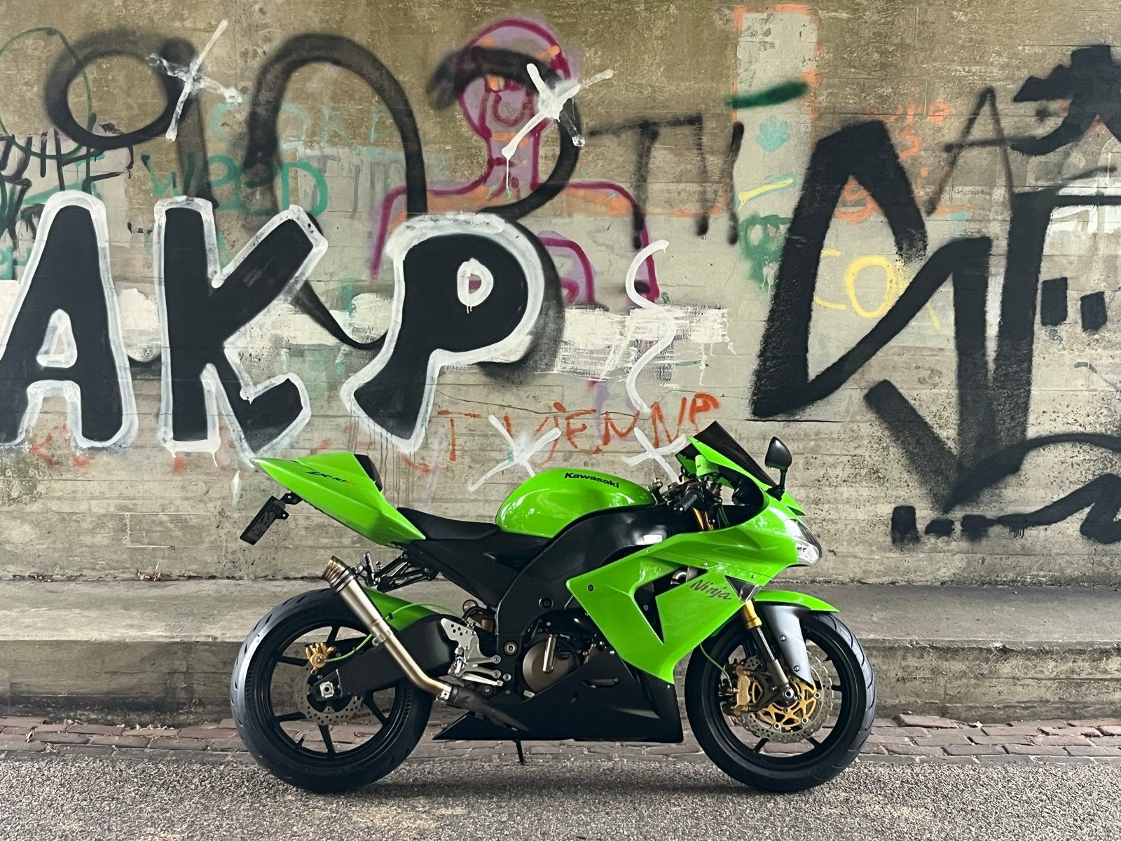 GP2 Demper met linkpijp en dB killer, Ophalen of Verzenden, Gebruikt