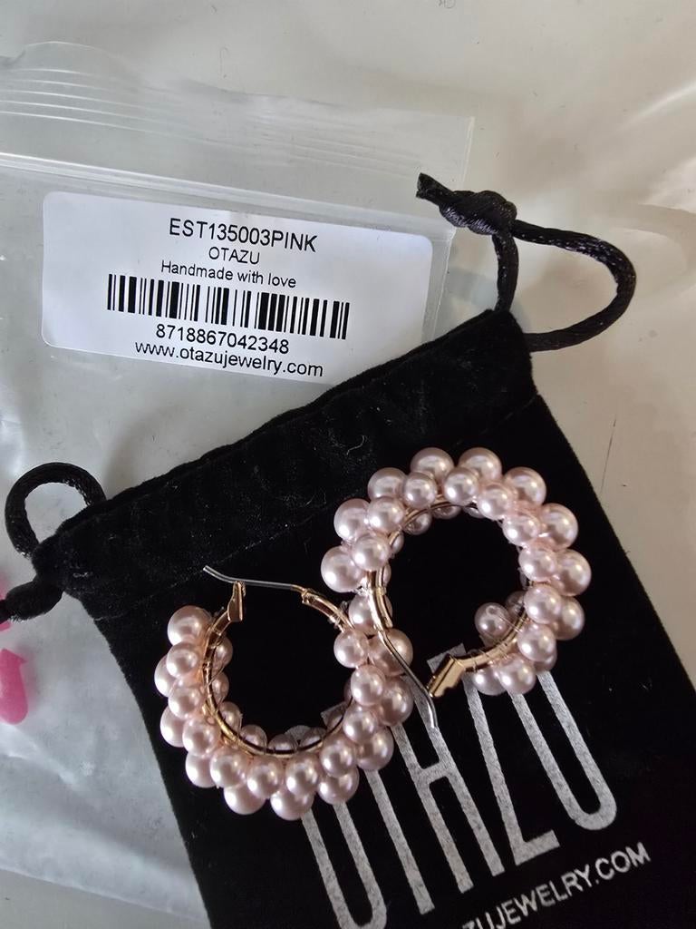 Otazu oorbellen, roze, Sieraden, Tassen en Uiterlijk, Ophalen of Verzenden