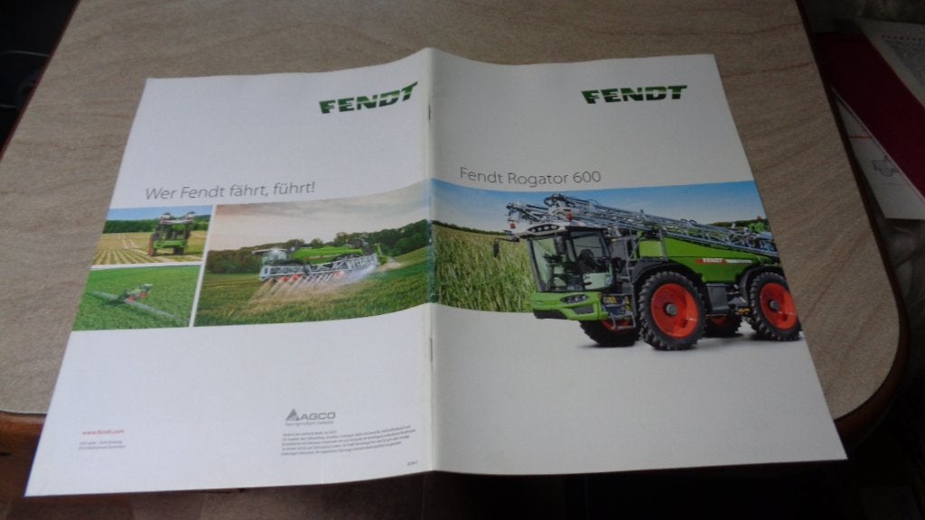 DIKKE  Folder  FENDT  ROGATOR 600, Boeken, Verzenden, Nieuw, Overige merken