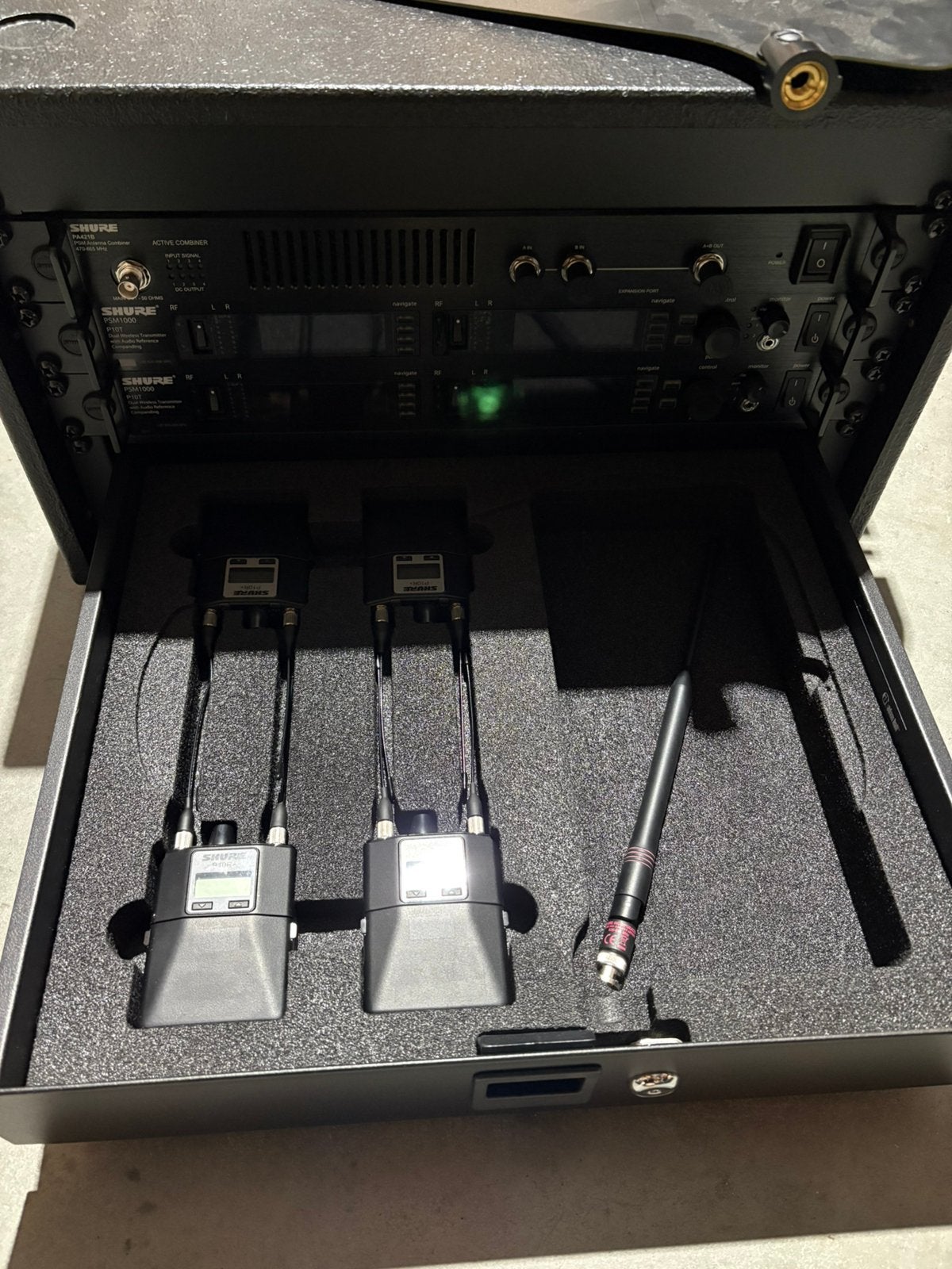 Shure psm1000 quad set, Muziek en Instrumenten, Microfoons, Ophalen, Zo goed als nieuw, Overige typen, Draadloos