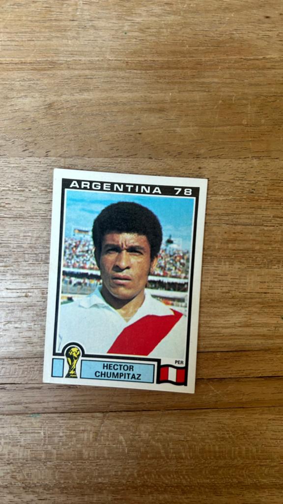 Panini Argentina 78 plaatje Hector Chumpitaz WK 78, Verzenden, Zo goed als nieuw, Sticker