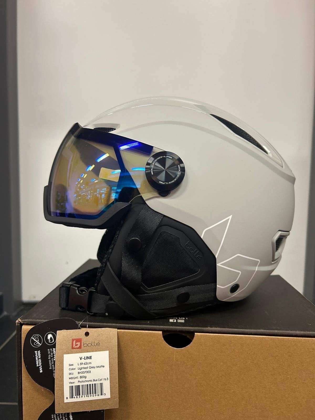 Bollé V-LINE Skihelm met Vizier - Nieuw, Ophalen of Verzenden, Nieuw, Maat 42/44 (L), Overige typen