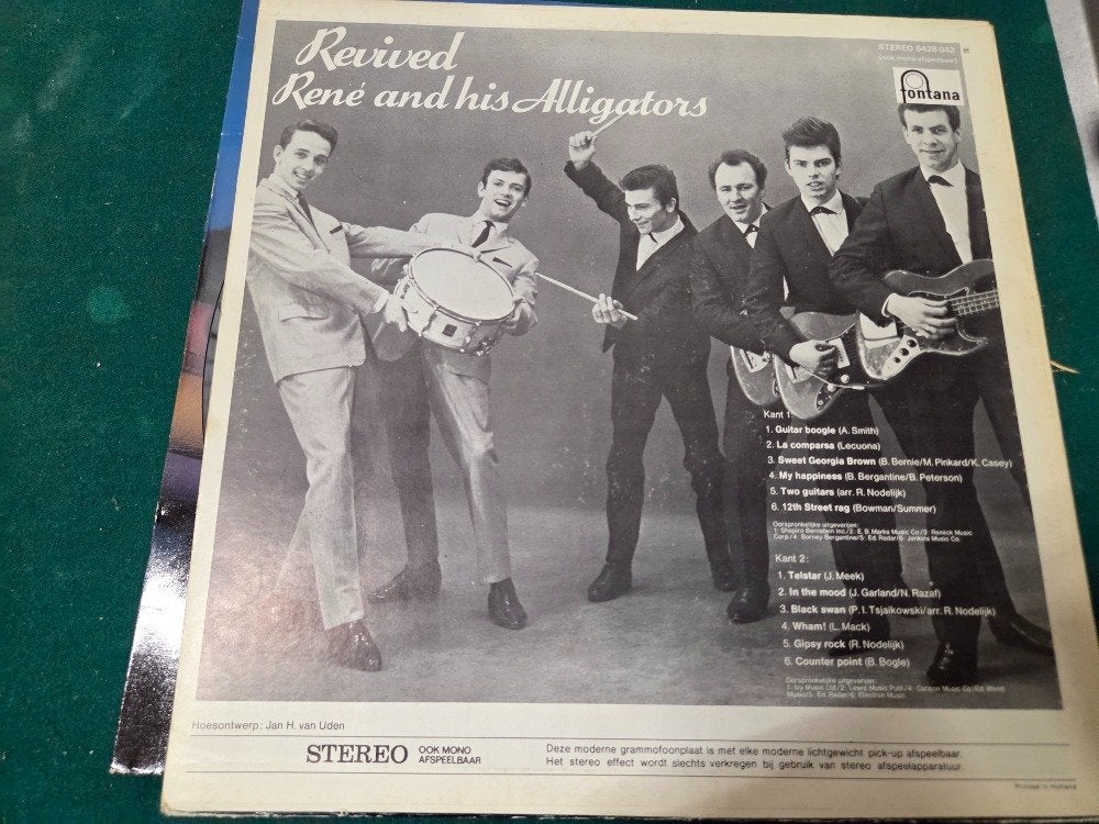 lp rene and his alligators revived, Ophalen of Verzenden