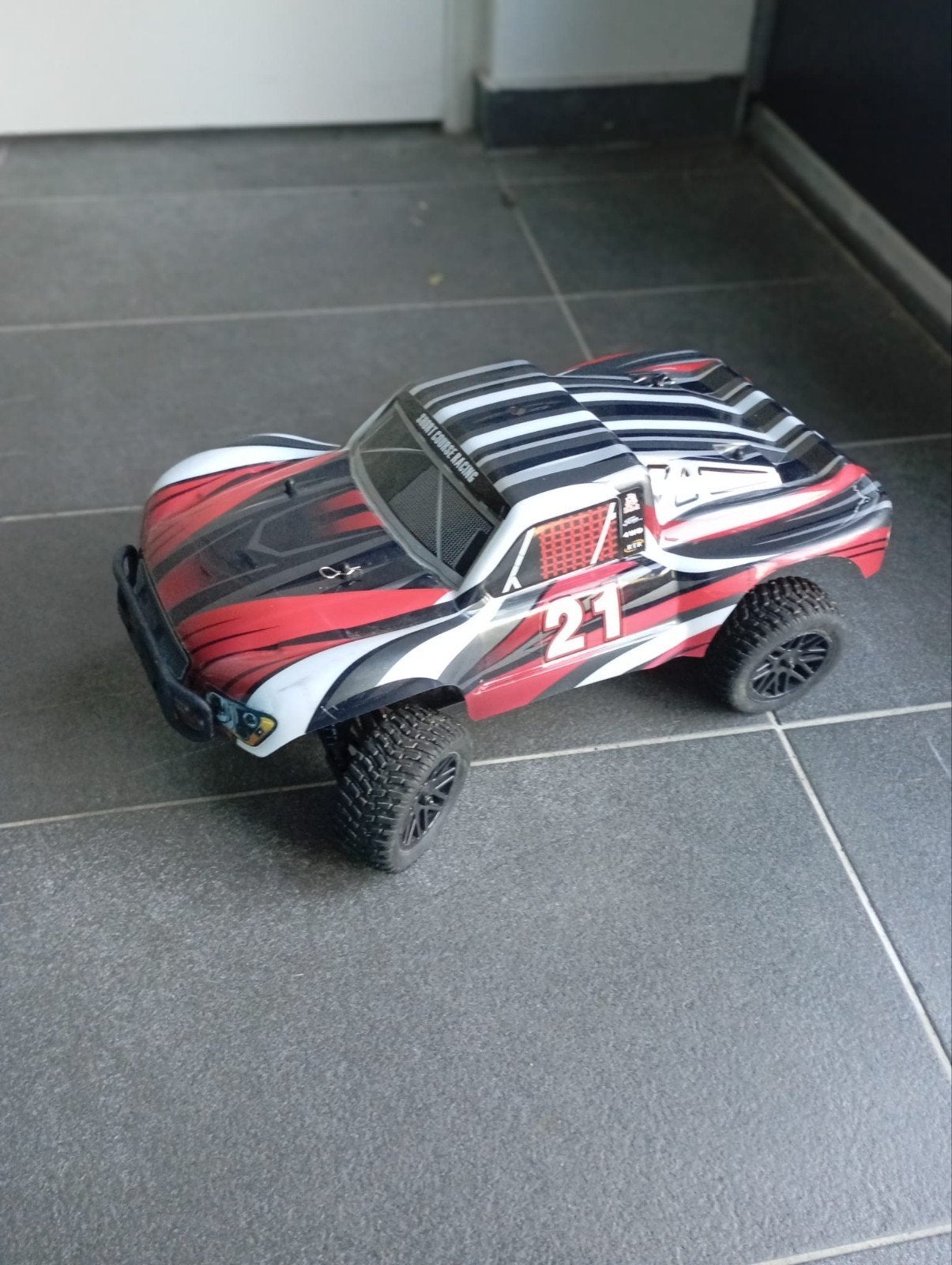 Himoto Short Course Racing RC Auto met Accessoires, Gebruikt, Auto offroad, Schaal 1:10, RTR (Ready to Run)
