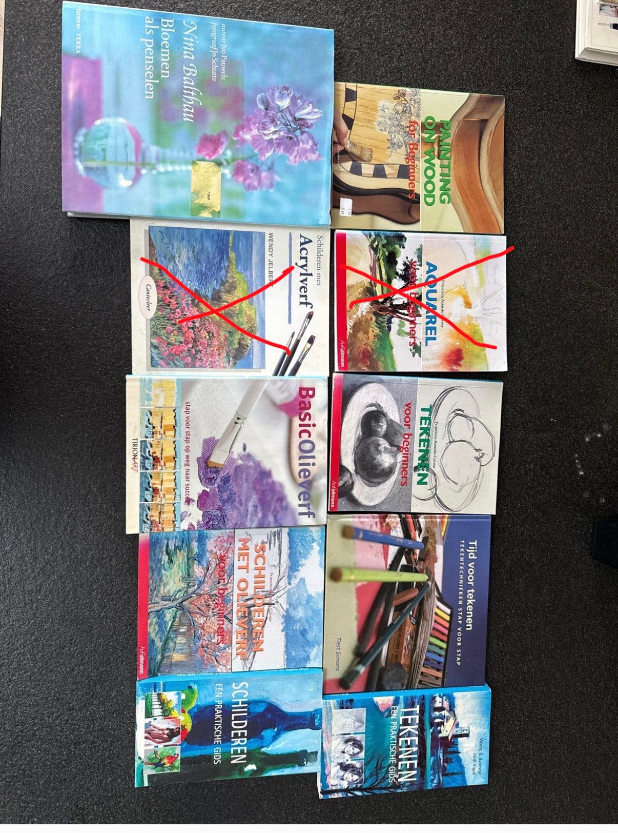 Diverse boeken over tekenen, schilderen en verftechnieken, Ophalen of Verzenden, Gelezen, Overige onderwerpen