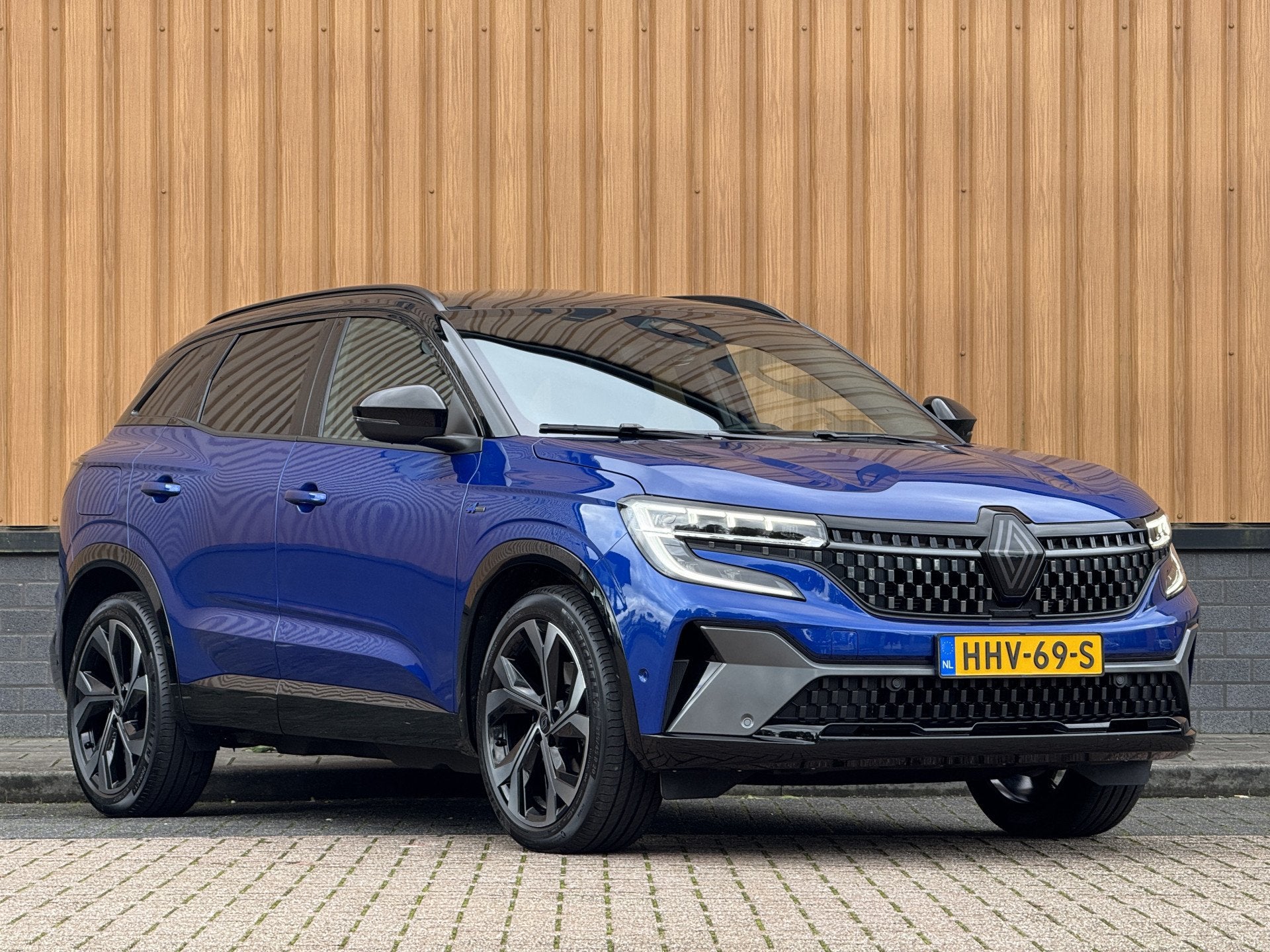 Renault Austral 1.2 E-Tech full hybrid 200 techno esprit Alp, Auto's, Gebruikt, 1199 cc, Blauw, Alcantara