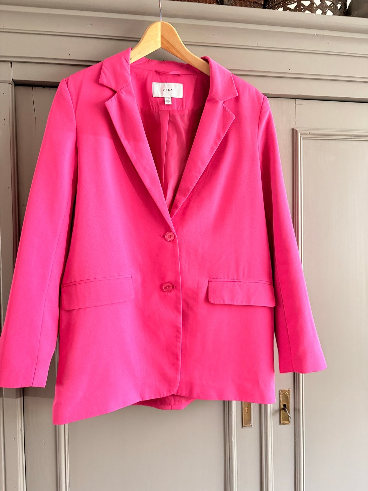Blazer Vila zgan, Maat 42/44 (L), Ophalen of Verzenden, Zo goed als nieuw, Jasje