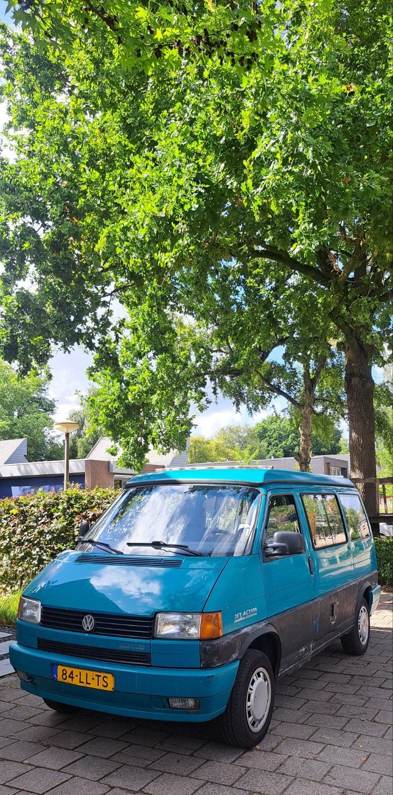 Volkswagen T4 Westfalia Jet Action 2.4D hefdak camper 1994, Caravans en Kamperen, Campers, Buscamper of Camperbus, Volkswagen