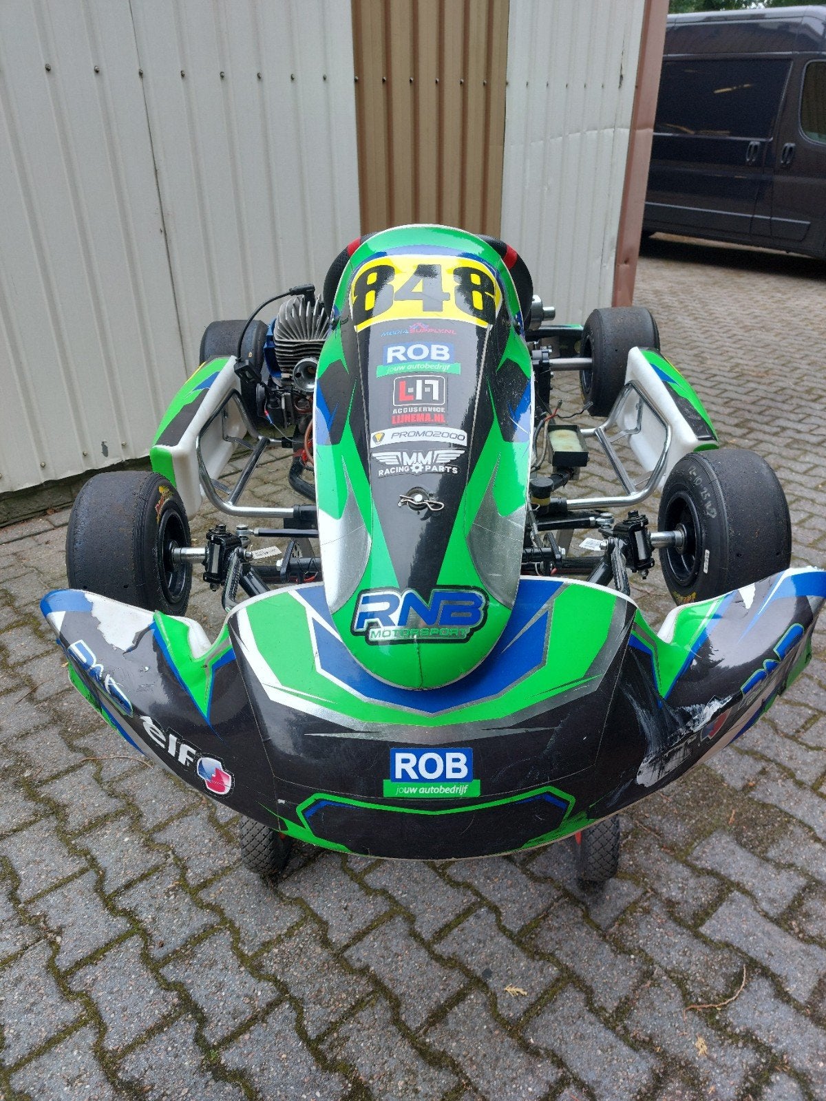 Mini kart Charles Le Clerc / Birell 2024, Ophalen, Zo goed als nieuw, Kart