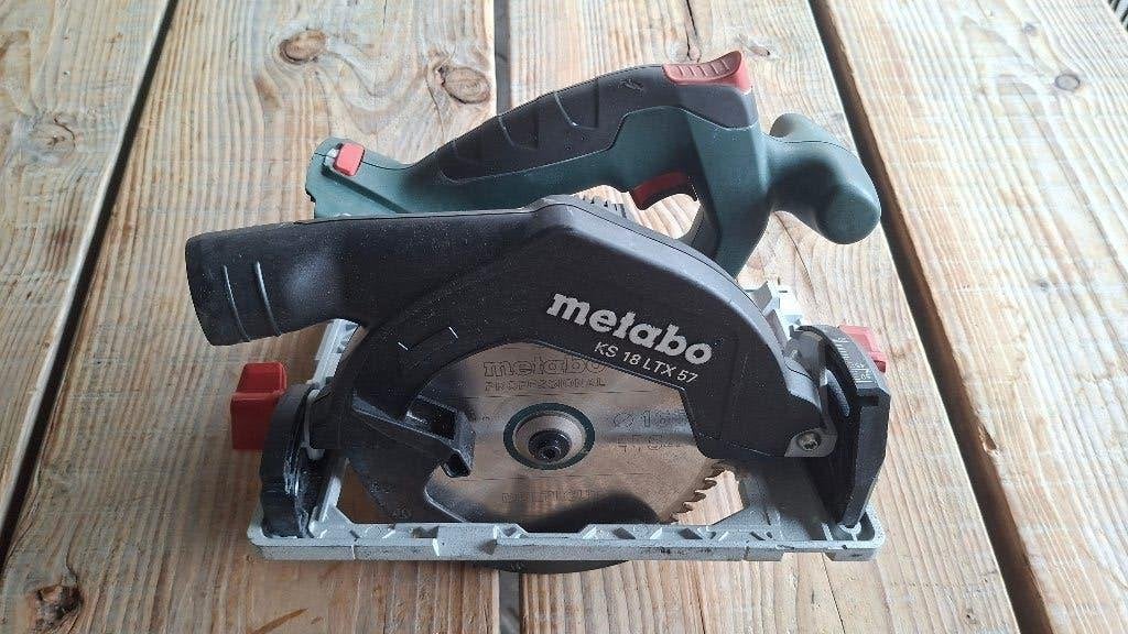 Metabo KS 18 LTX 57 Accu Cirkelzaag, Auto diversen, ,, Ophalen of Verzenden, Zo goed als nieuw, ,