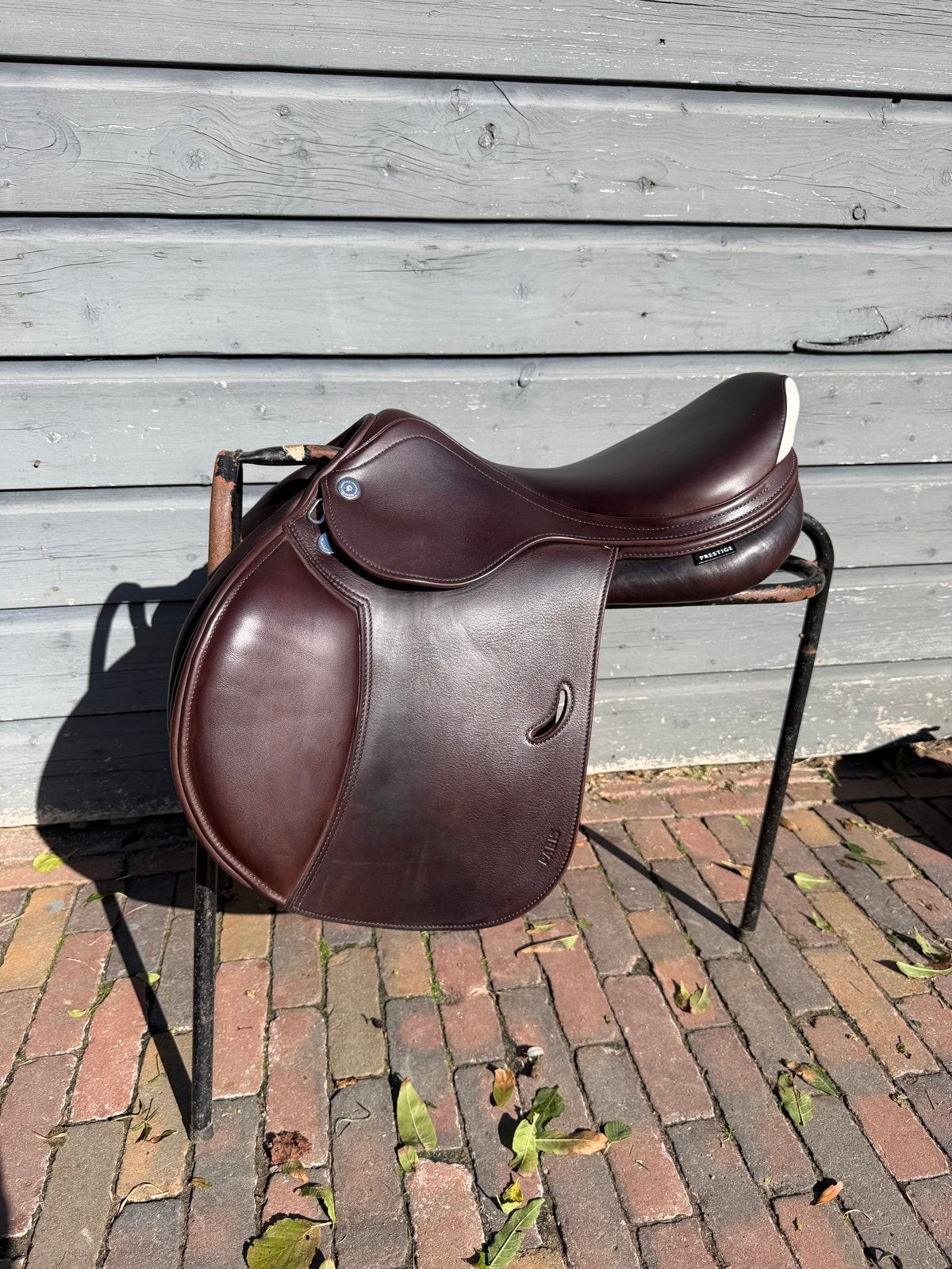 Prestige paris springzadel bruin 17 inch medium boom, M (17 inch), Prestige, Ophalen of Verzenden, Middel