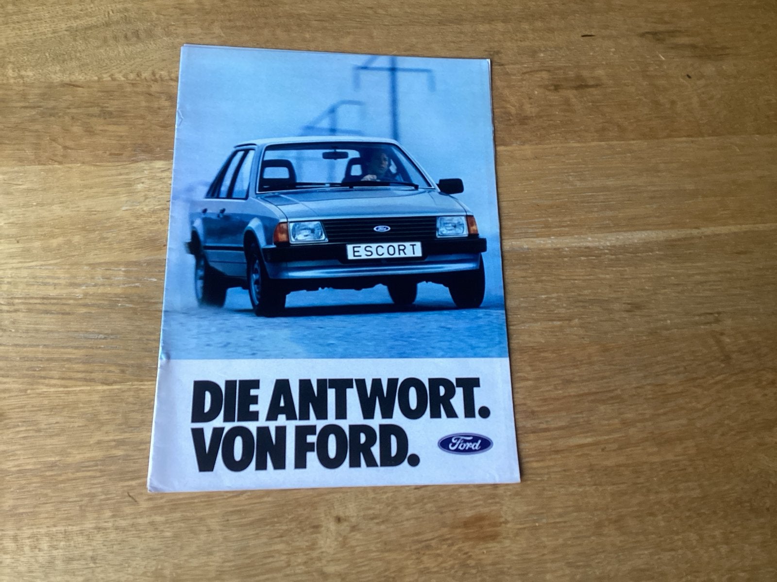 Ford Escort brochure - Die Antwort. Von Ford. 1980, Boeken, Ophalen of Verzenden, Zo goed als nieuw, Ford