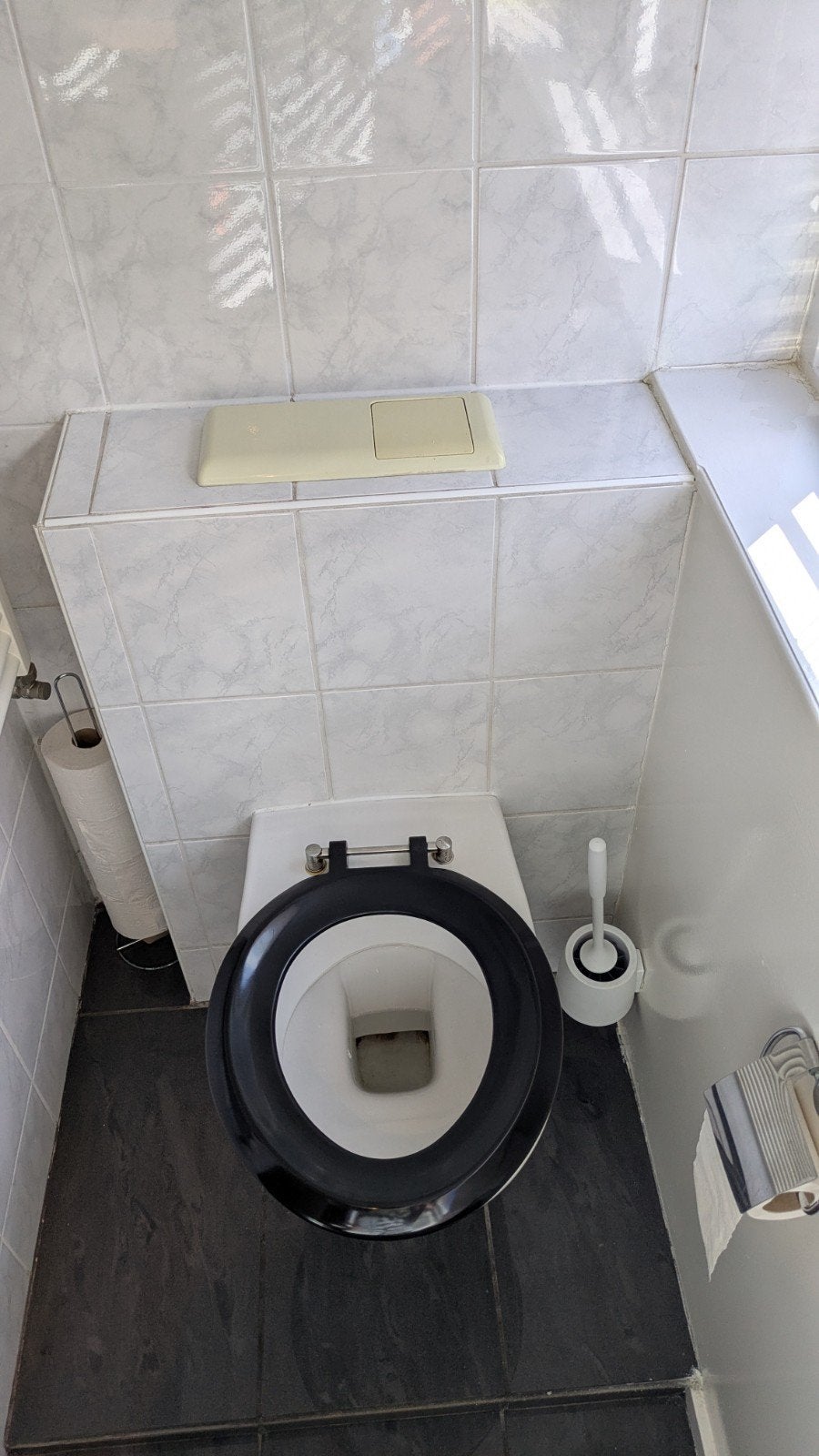 Inbouw WC met boven bediening - Gebruikt en Functioneel, Ophalen, Toilet