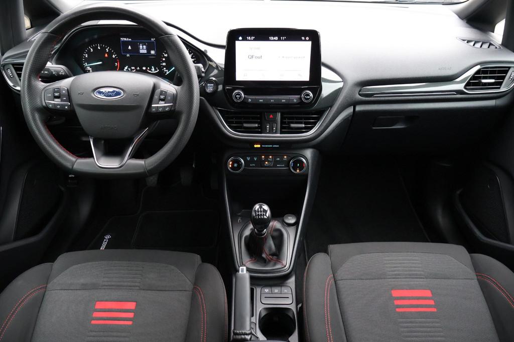 Ford Fiesta 1.0 Hybrid ST-Line 1e Eigenaar | Volledig Onderh, Voorwielaandrijving, Gebruikt, Wit, Origineel Nederlands