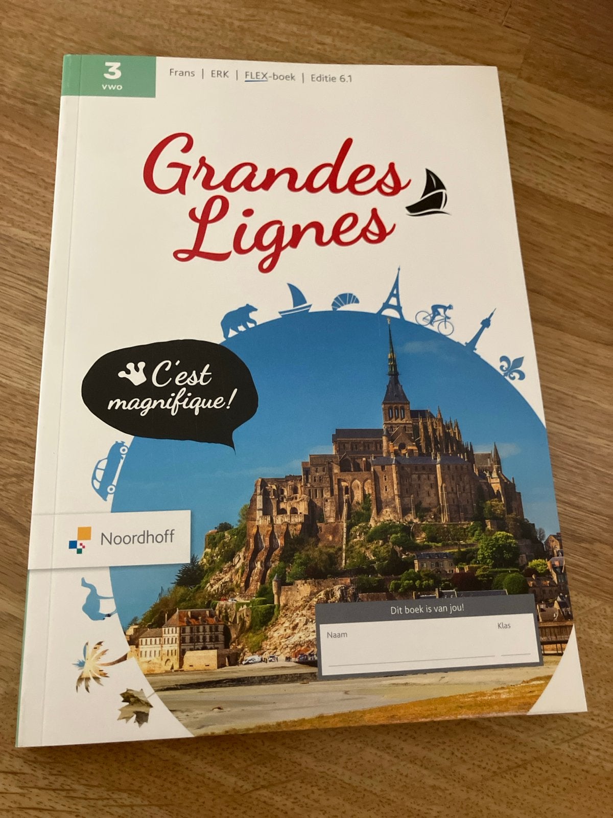 Grandes Lignes Frans VWO 3 FLEX, Ophalen of Verzenden, Zo goed als nieuw, VWO, Frans