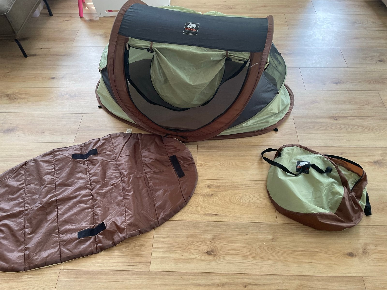 Deryan Travel Cot baby Luxe - Ideaal voor op reis, Ophalen of Verzenden, Gebruikt