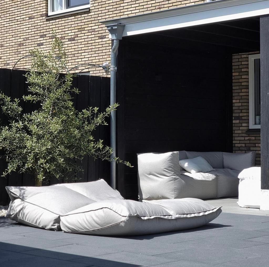 Bryck Stretch Together ligbed. Light grey., Tuin en Terras, Ligbedden, Ophalen, Zo goed als nieuw, Overige materialen, Inklapbaar