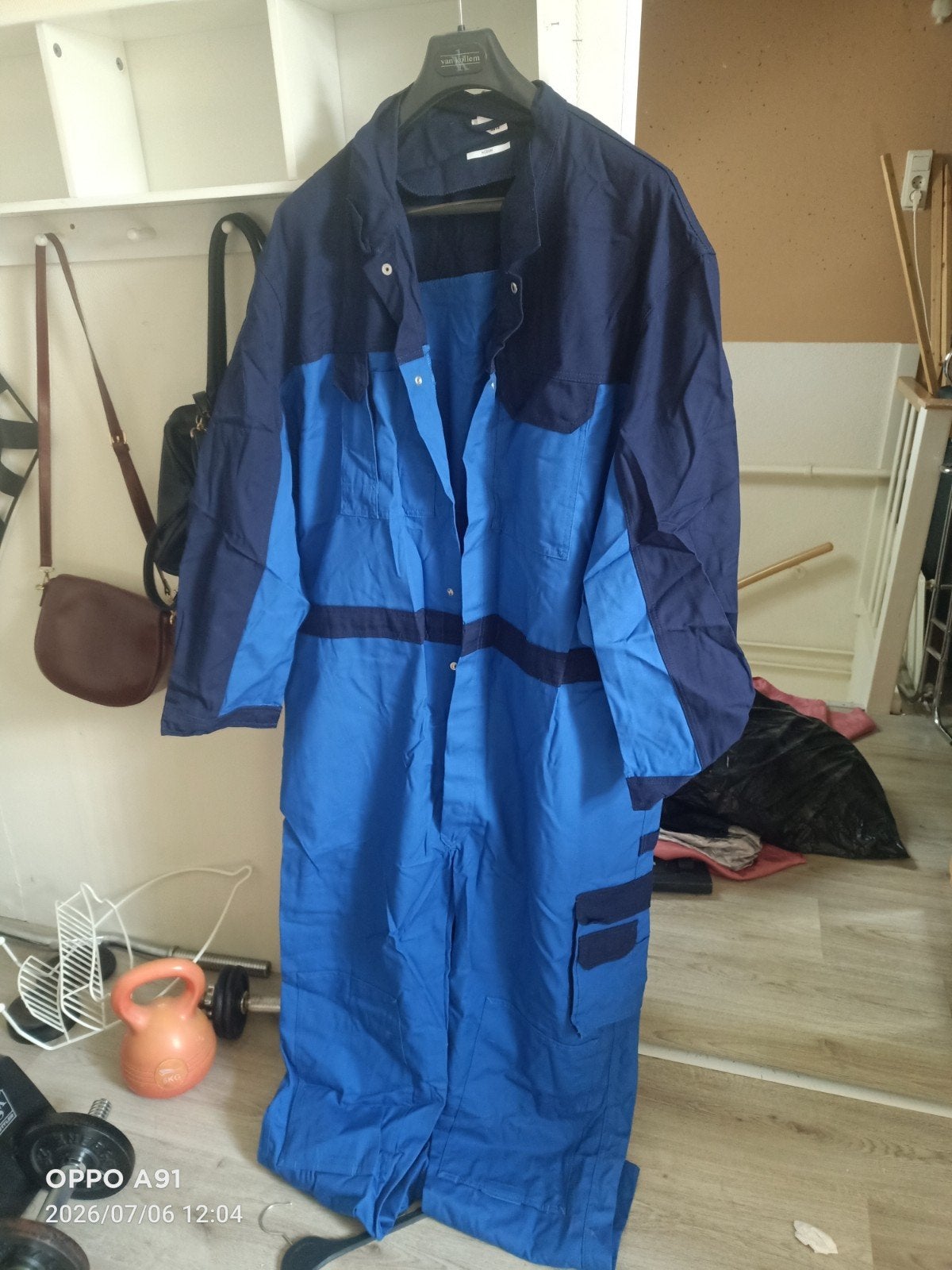 Nieuwe blauwe overall - Werkkleding, Ophalen of Verzenden, Nieuw