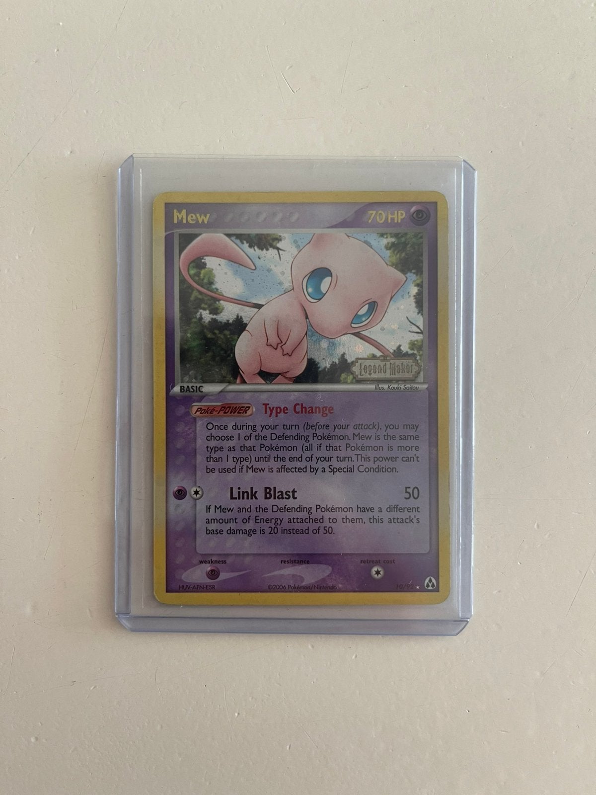 Mew reverse holo - Pokemon kaarten, Ophalen of Verzenden, Zo goed als nieuw, Losse kaart, Foil