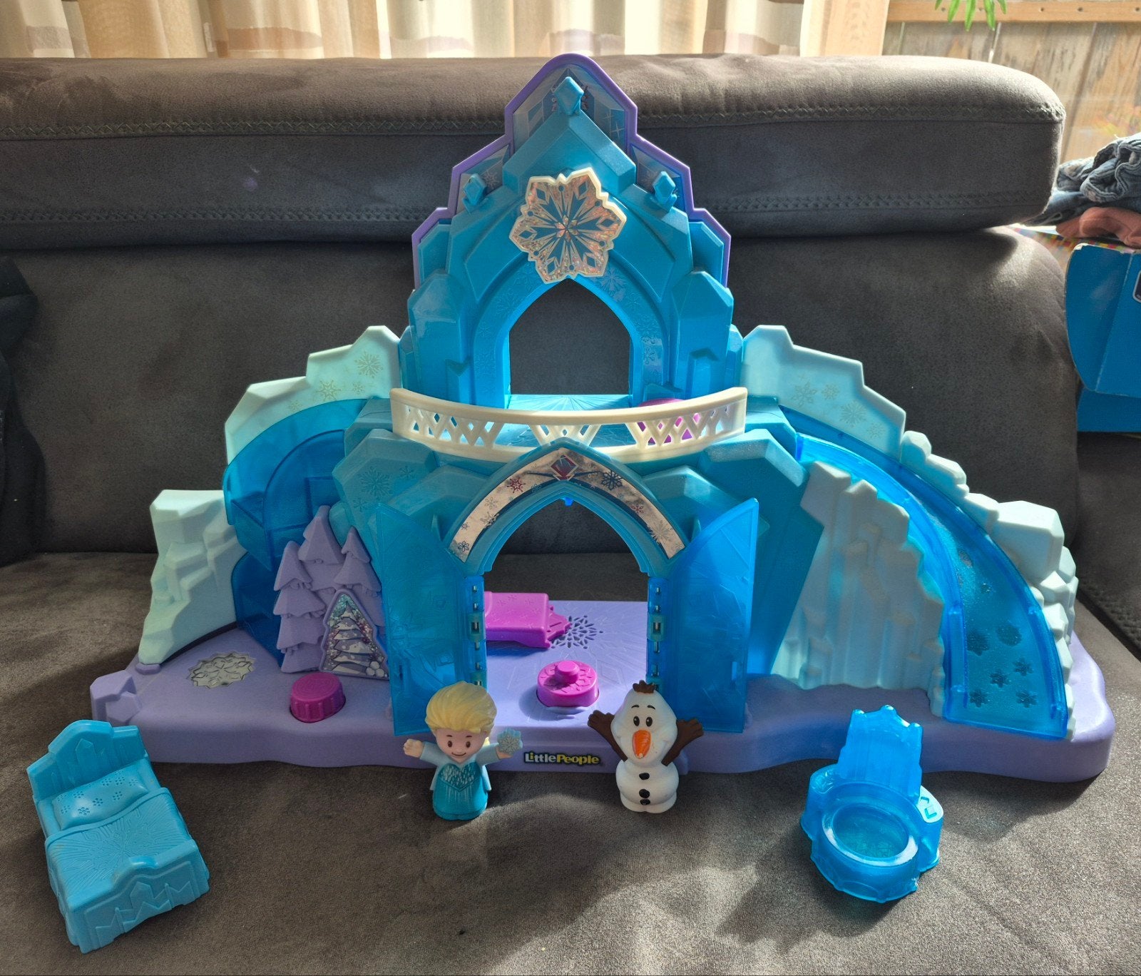 Fisher-Price Little People Frozen Elsa's IJskasteel, Ophalen, Gebruikt, Poppenhuis