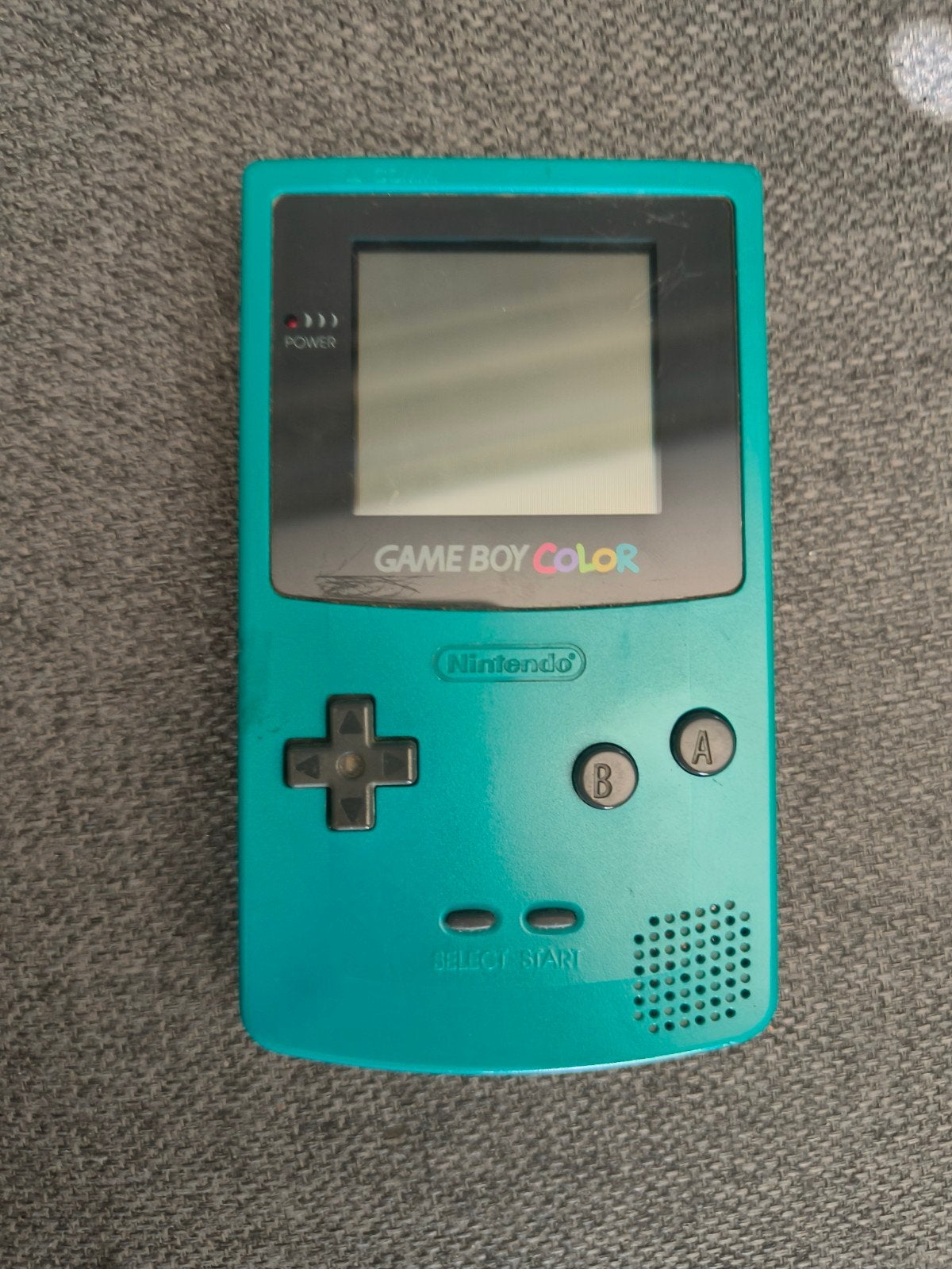 Game Boy Color - Turquoise (Niet werkend), Spelcomputers en Games, Spelcomputers | Nintendo Game Boy, Ophalen of Verzenden, Game Boy Color