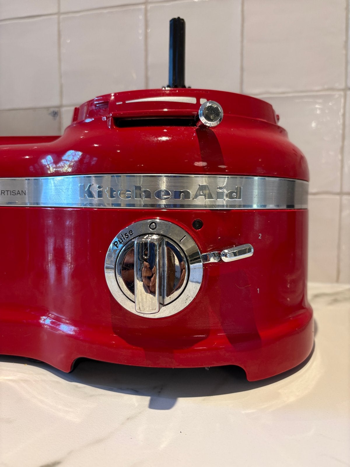 KitchenAid 5KFP1644 Foodprocessor - Zo goed als nieuw, 3 tot 4 liter, Ophalen, Zo goed als nieuw, 2 snelheden