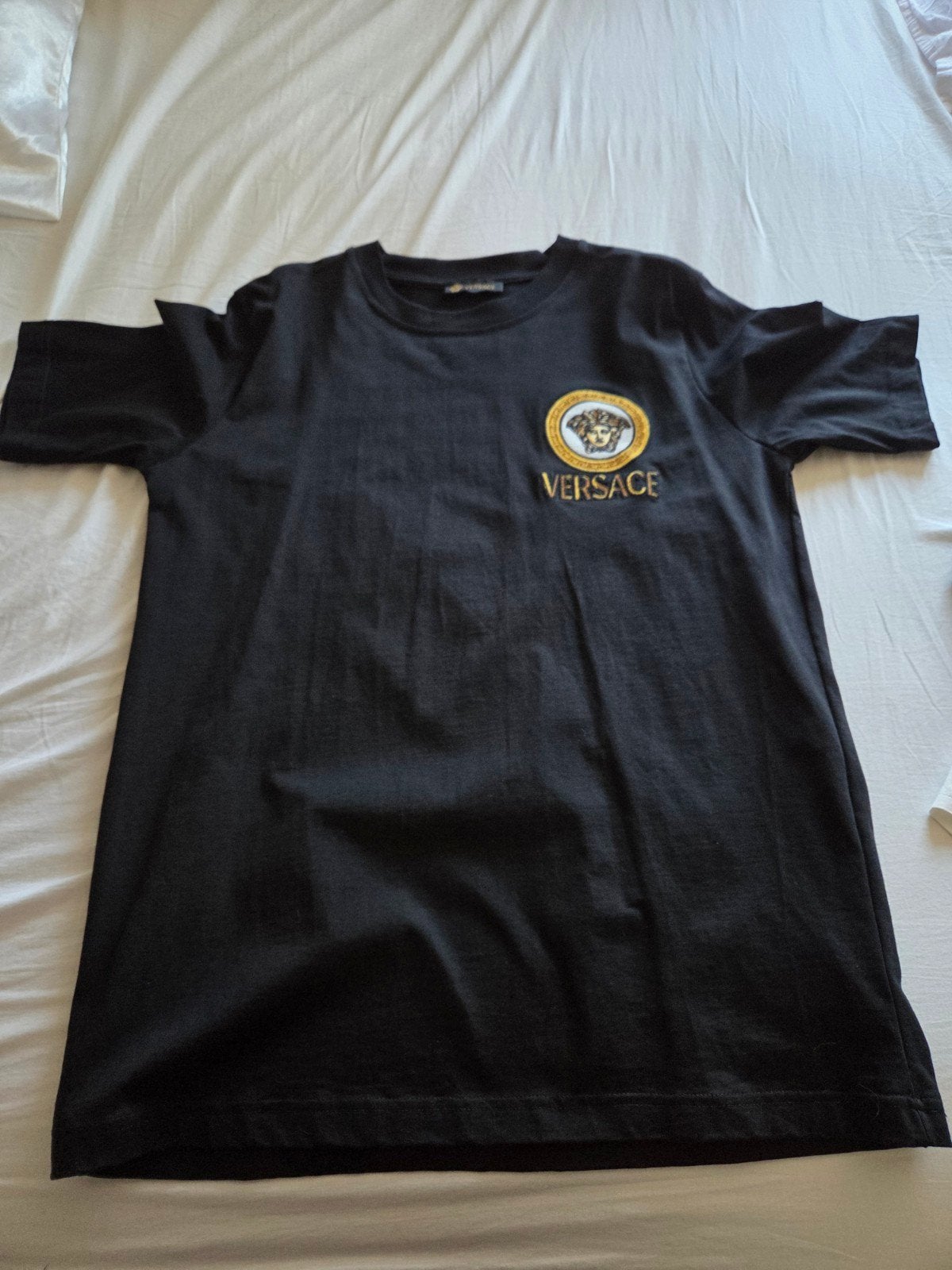 Versace t shirt zwart, Ophalen of Verzenden, Zwart